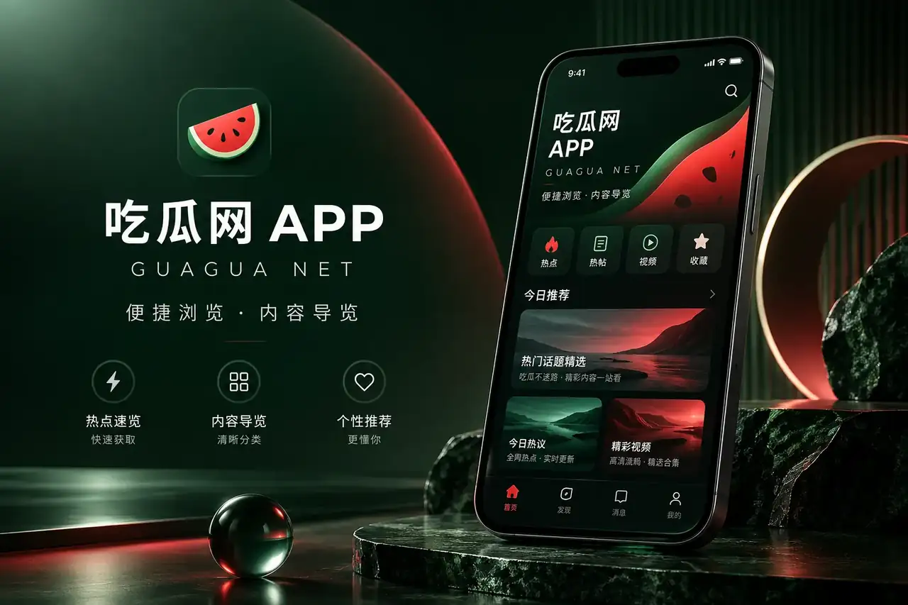 吃瓜网移动浏览界面